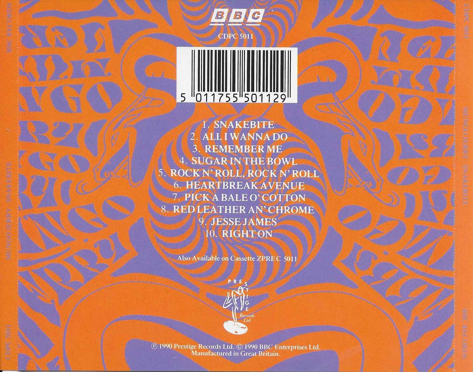 Back cover of CDPC 5011